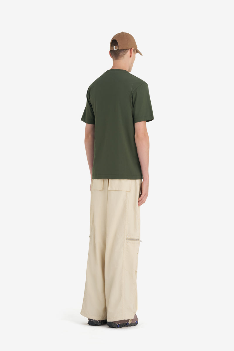 REGULAR T-SHIRT NATURE DK GREEN 7