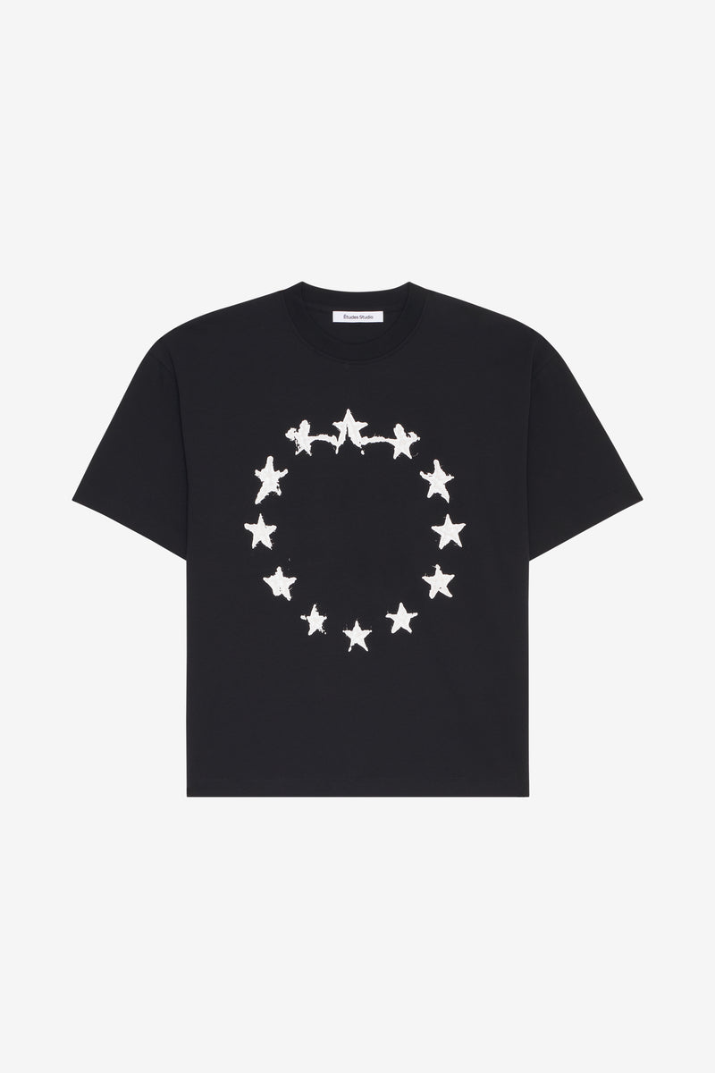 RELAX T-SHIRT STARS GRAPH BLACK 1