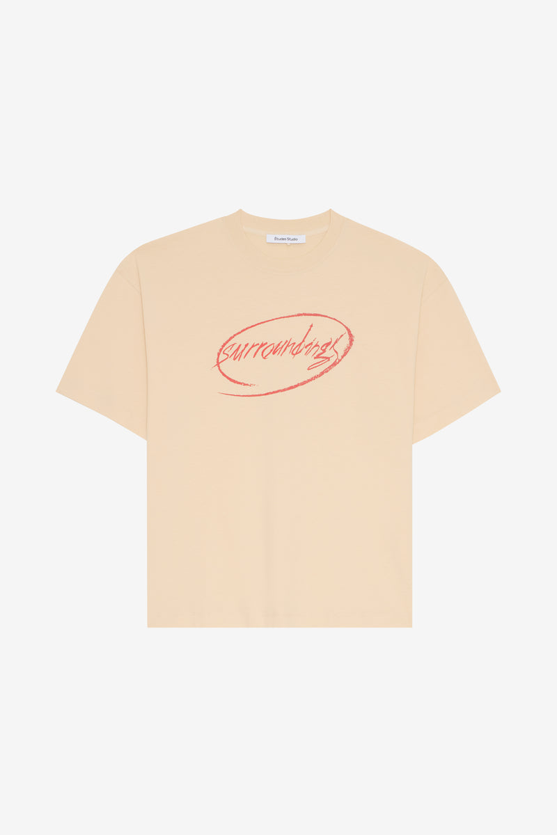 RELAX T-SHIRT SURROUNDINGS APRICOT 1