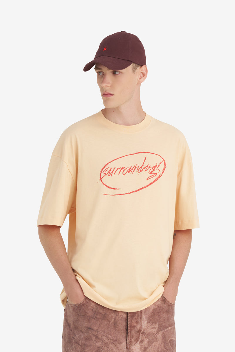 RELAX T-SHIRT SURROUNDINGS APRICOT 2
