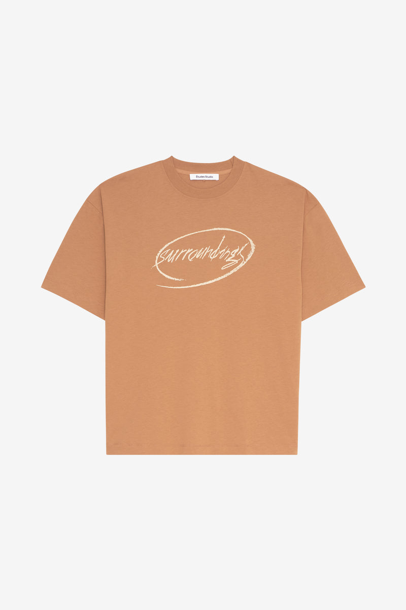RELAX T-SHIRT SURROUNDINGS CAMEL 1
