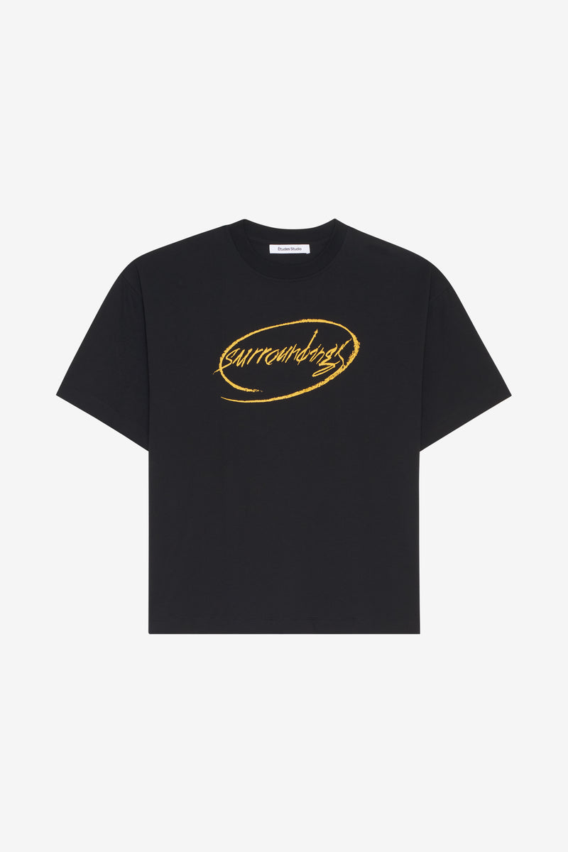 RELAX T-SHIRT SURROUNDINGS BLACK 1