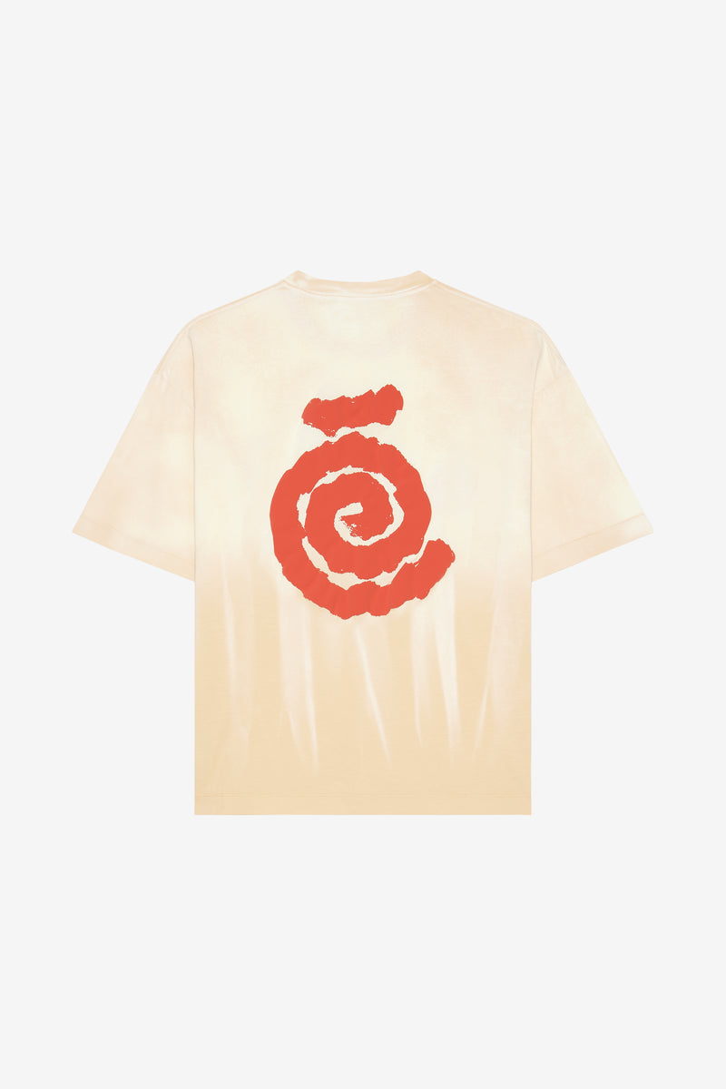 RELAX T-SHIRT SPIRAL APRICOT 5