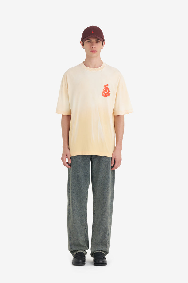RELAX T-SHIRT SPIRAL APRICOT 4