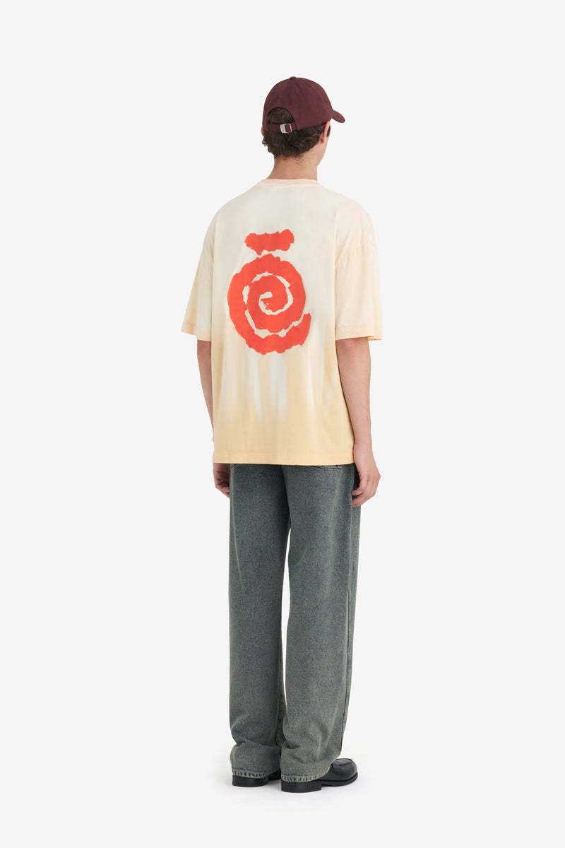 RELAX T-SHIRT SPIRAL APRICOT 6