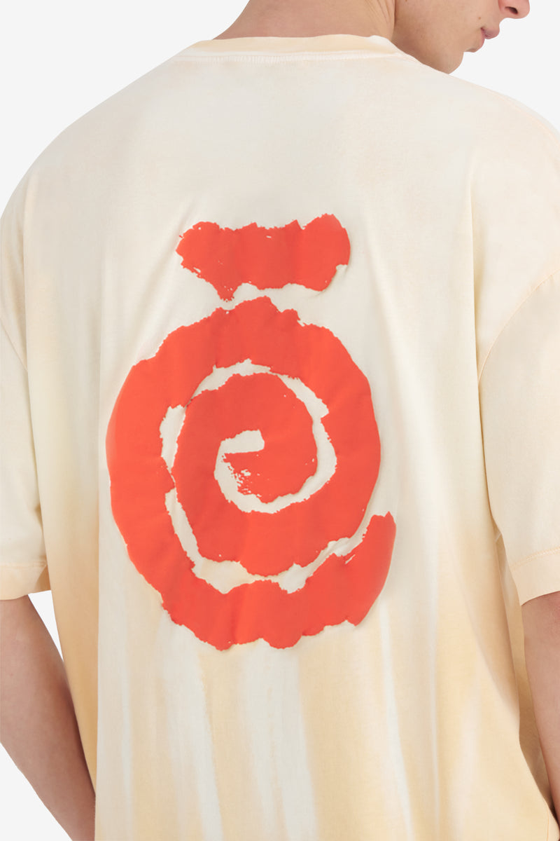 RELAX T-SHIRT SPIRAL APRICOT 7