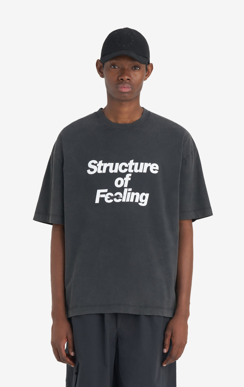 RELAX T-SHIRT STRUCTURE XXS / BLACK