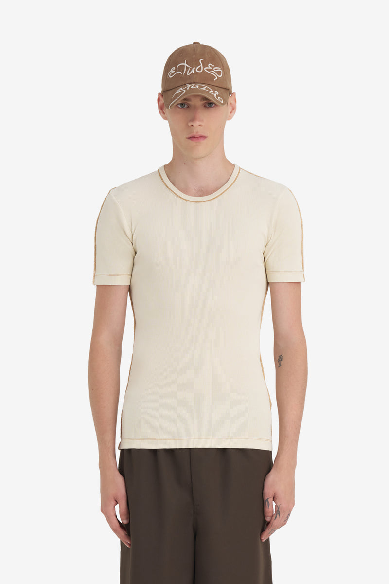 RIB T-SHIRT WASH CRÈME 2