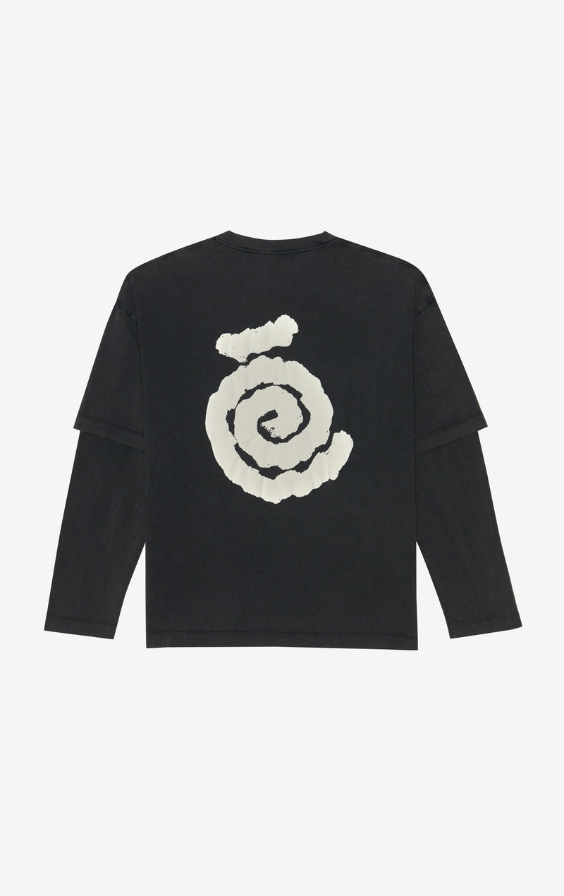 DOUBLE SLEEVE T-SHIRT SPIRAL