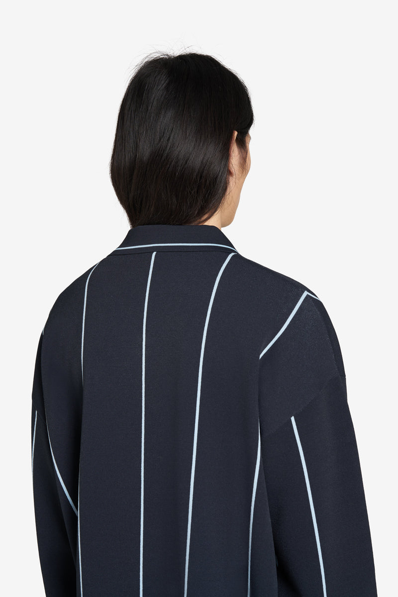 SOCCER LONG SLEEVES STRIPED NAVY 4