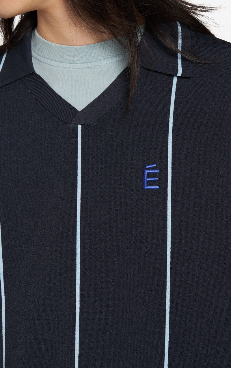 ÉTUDES STUDIO SOCCER LONG SLEEVES STRIPED NAVY 3