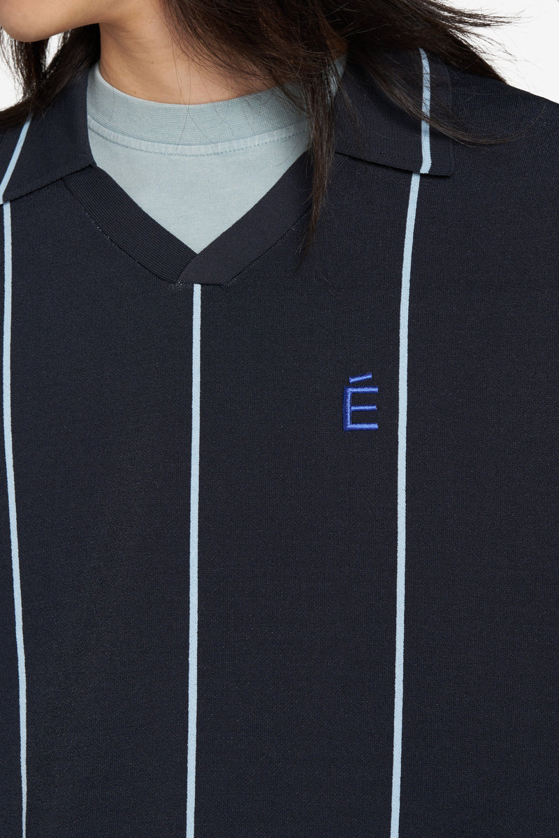 SOCCER LONG SLEEVES STRIPED NAVY 5