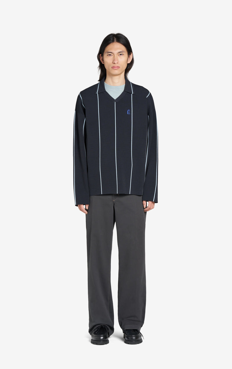 ÉTUDES STUDIO SOCCER LONG SLEEVES STRIPED NAVY 2