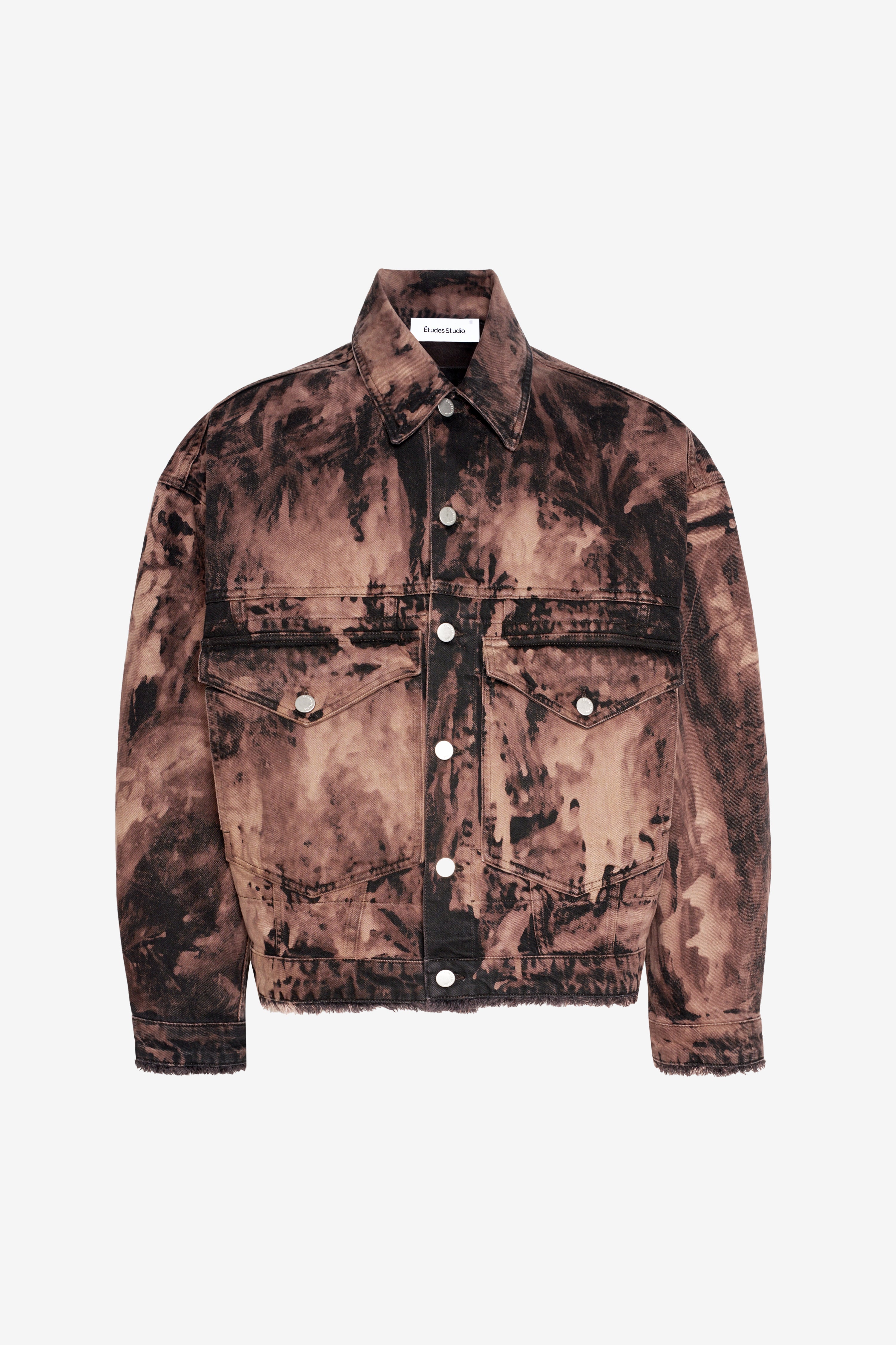 LOOSE DENIM JACKET BLEACH BROWN | Études Studio