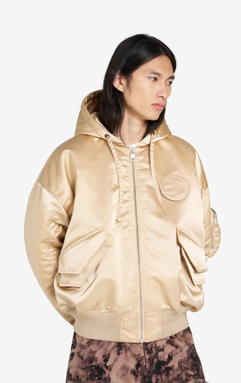 ÉTUDES STUDIO OVERSIZED BOMBER JACKET CREAM 3