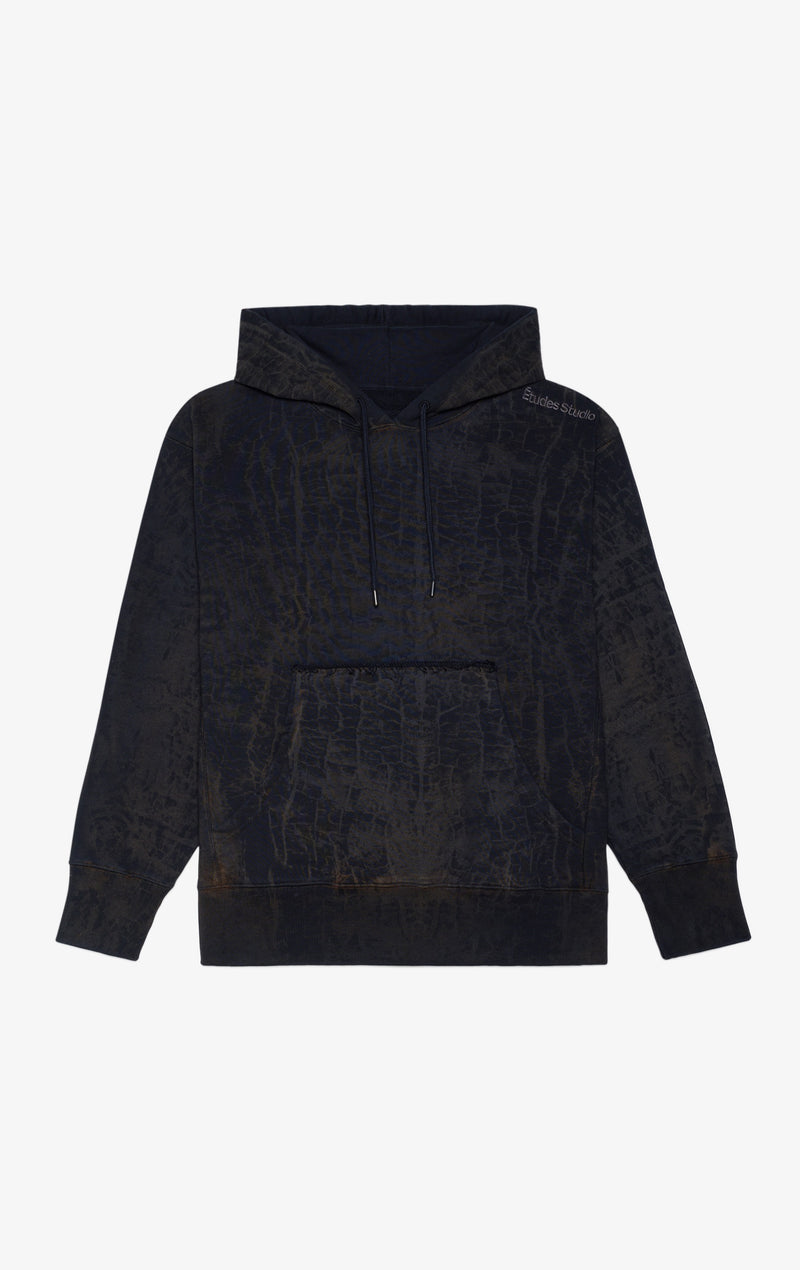 RELAX HOODIE OPTIONS CRACKED XXS / BLACK