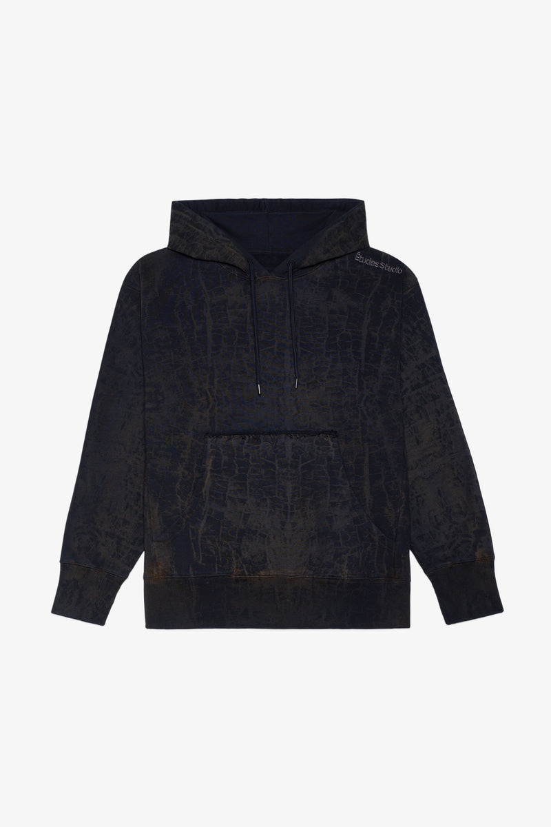 RELAX HOODIE OPTIONS CRACKED BLACK 1