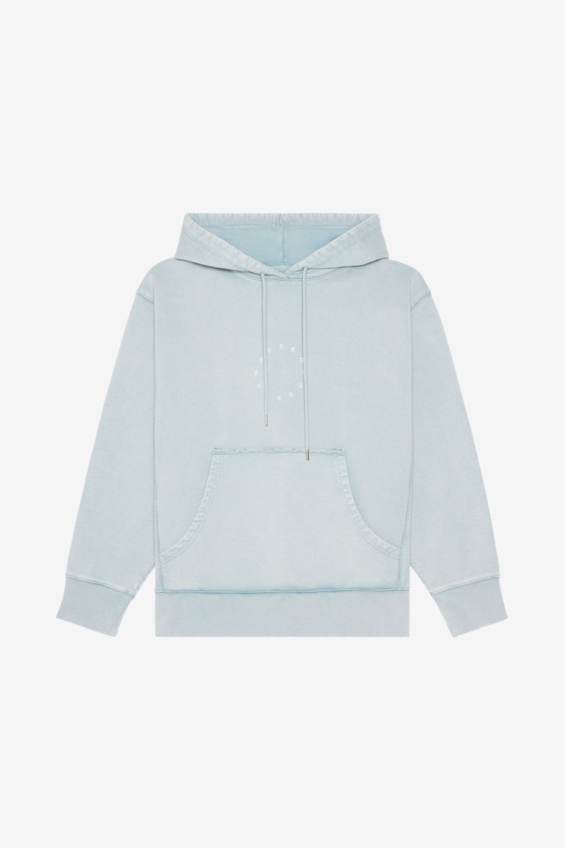 RELAX HOODIE CIRCLE BLUE GRAY 1