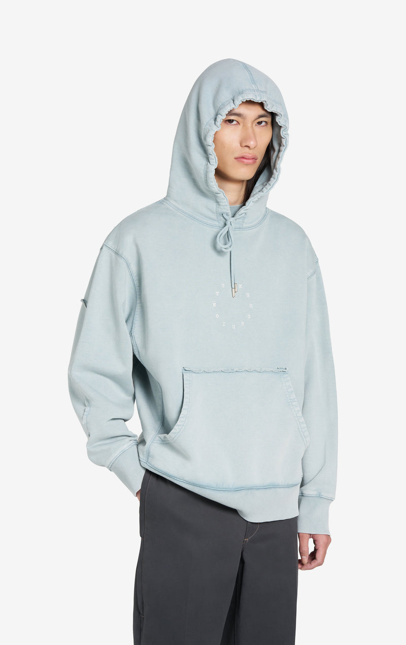 ÉTUDES STUDIO RELAX HOODIE CIRCLE BLUE GRAY 2
