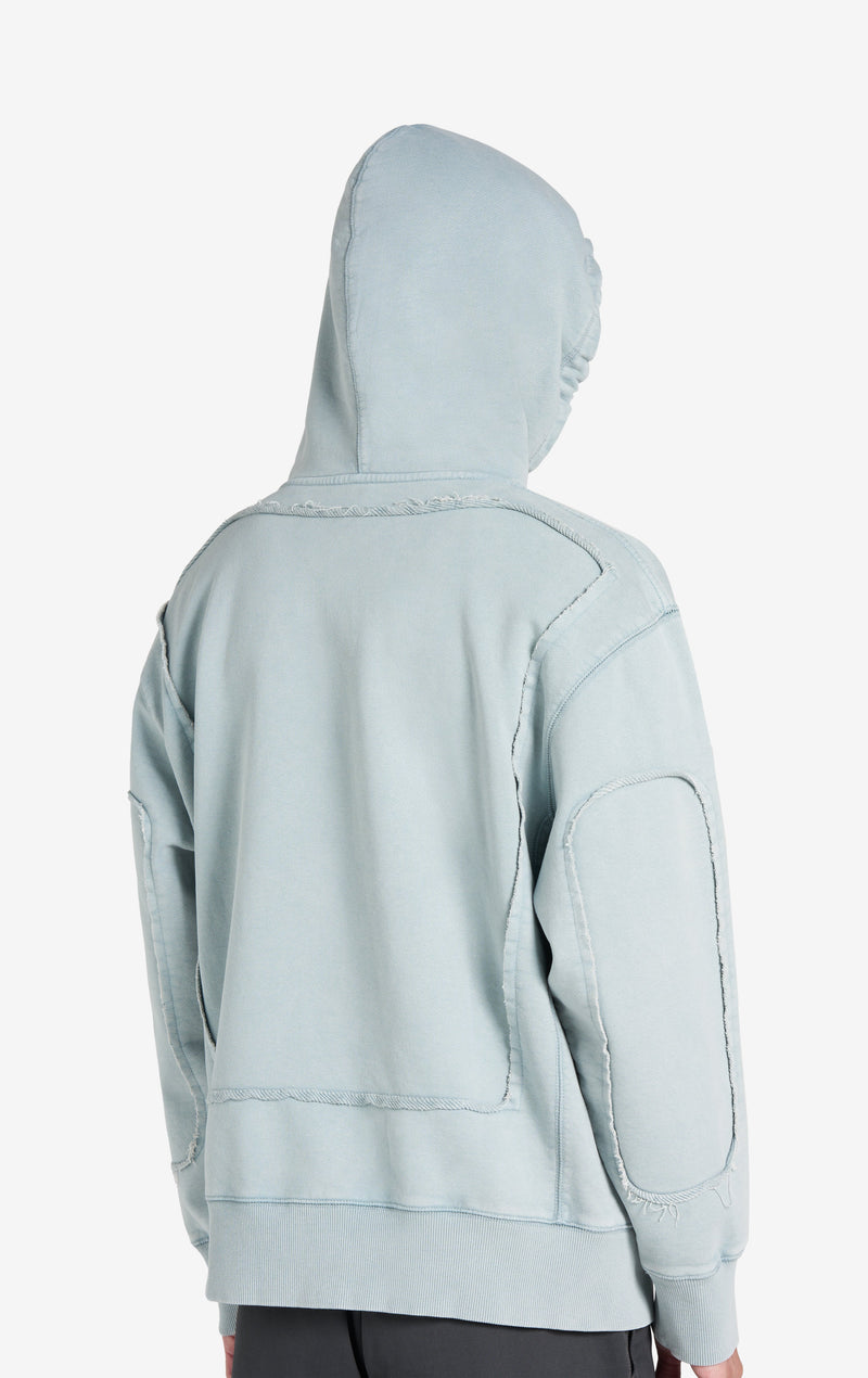 ÉTUDES STUDIO RELAX HOODIE CIRCLE BLUE GRAY 4