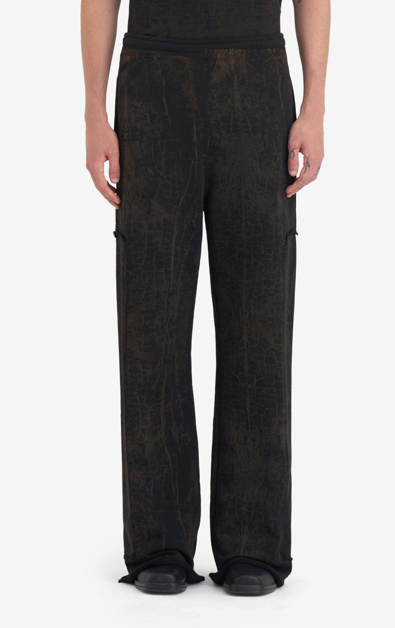 SWEATPANTS E CRACKED XXS / BLACK