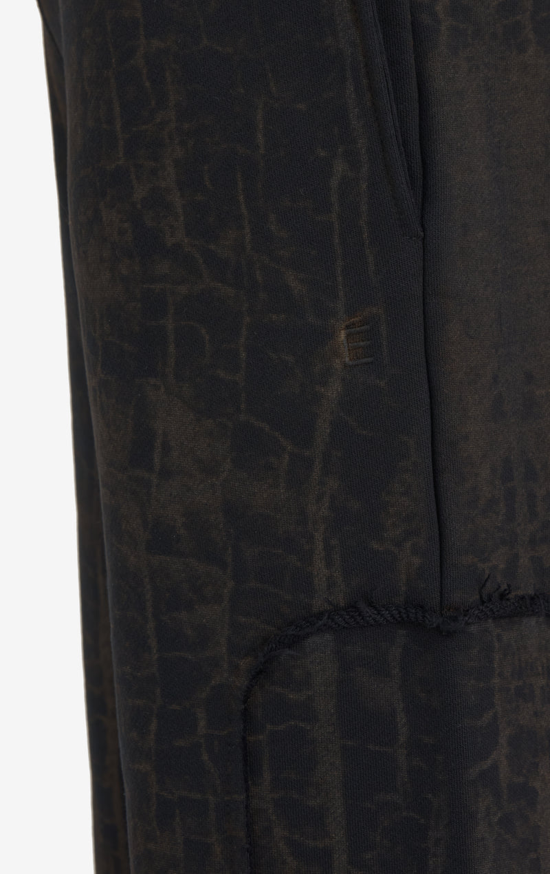 SWEATPANTS E CRACKED XXS / BLACK