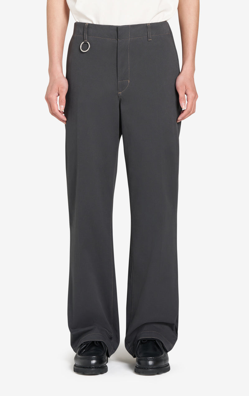 CHINO ZIP PANTS 42 / DK GREY