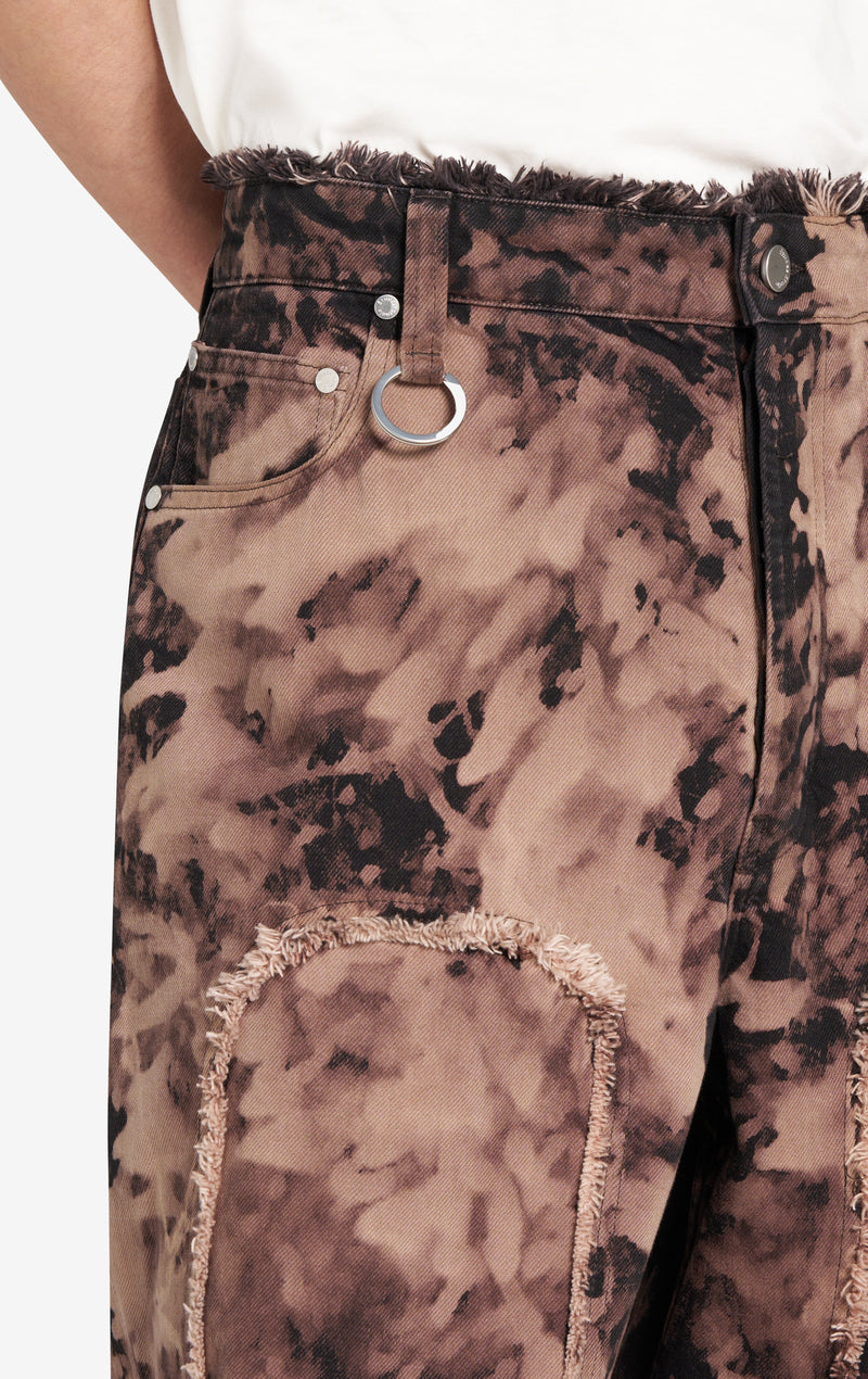 ÉTUDES STUDIO LOOSE JEANS PATCH BLEACH BROWN 4