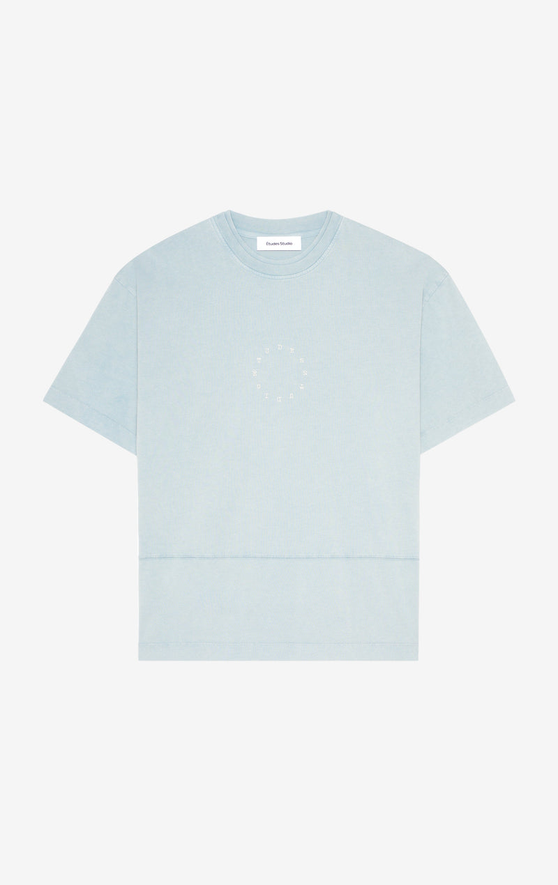 ÉTUDES STUDIO RELAX T-SHIRT CIRCLE BLUE GRAY 1