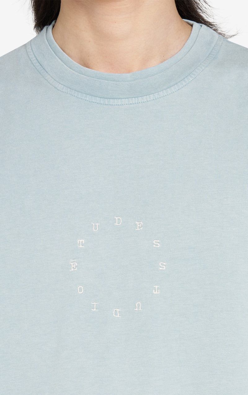ÉTUDES STUDIO RELAX T-SHIRT CIRCLE BLUE GRAY 2