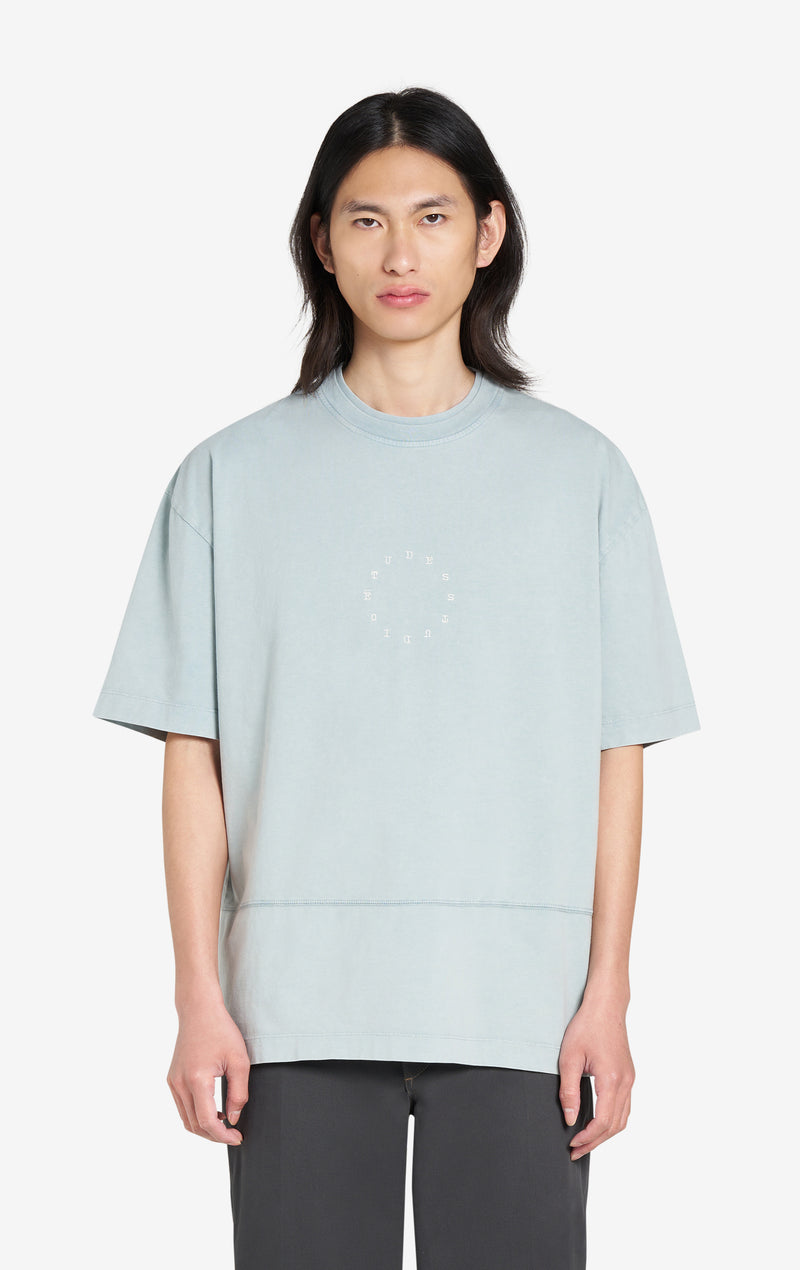 RELAX T-SHIRT CIRCLE XXS / BLUE GRAY