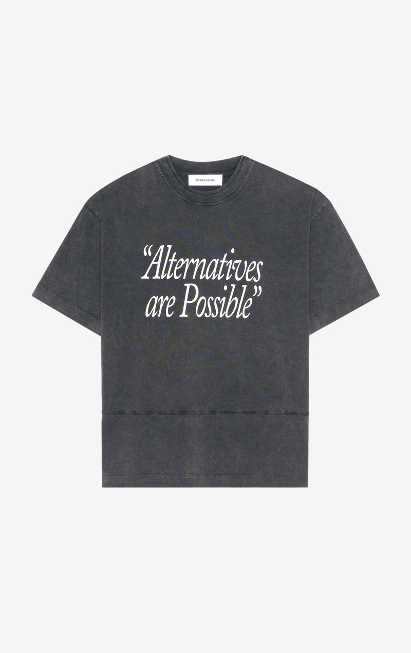 ÉTUDES STUDIO RELAX T-SHIRT OPTIONS DK GREY 1