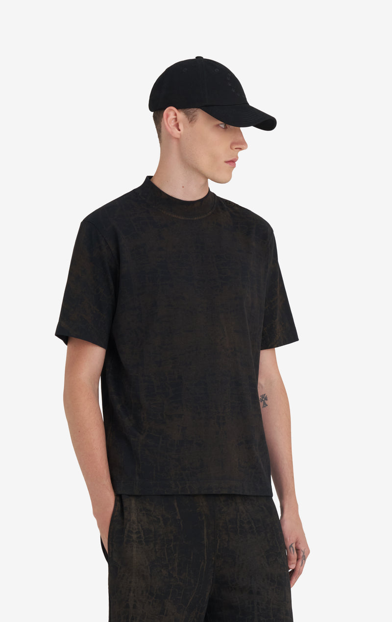 CLASSIC T-SHIRT LOGO CRACKED XXS / BLACK