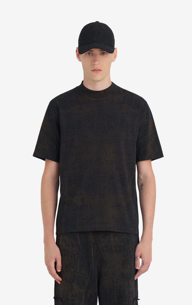 CLASSIC T-SHIRT LOGO CRACKED XXS / BLACK