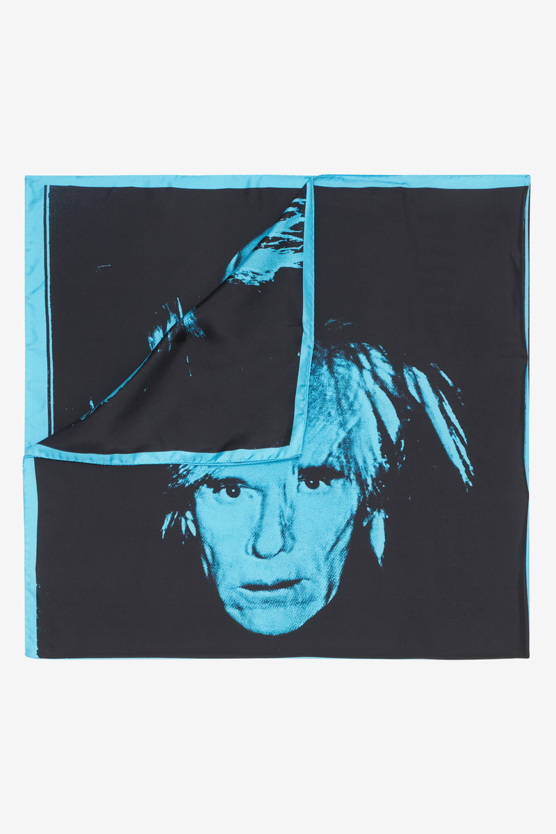 SILK SCARF ANDY WARHOL AOP 4