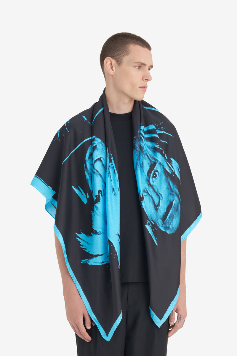 SILK SCARF ANDY WARHOL AOP 3