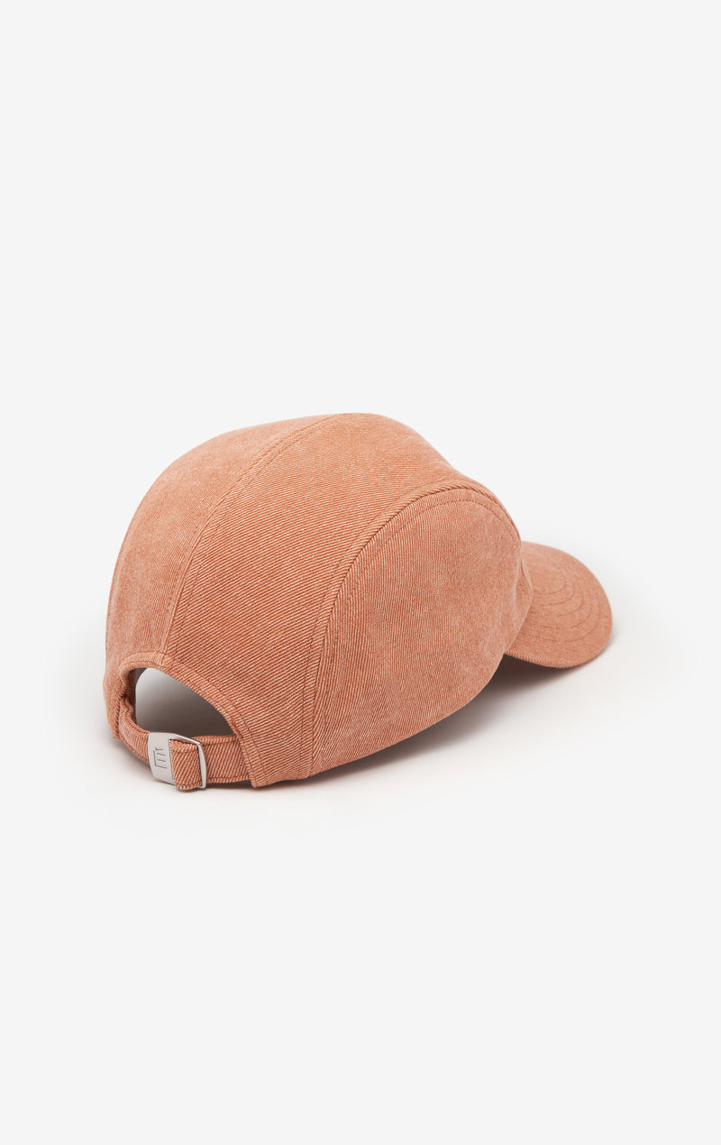 CASQUETTE 4 PANNEAUX TAILLE UNIQUE / ABRICOT