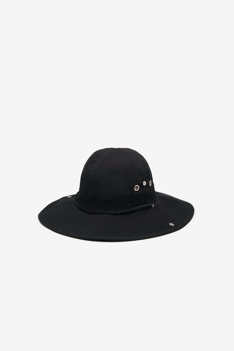 BRIM HAT BLACK 5