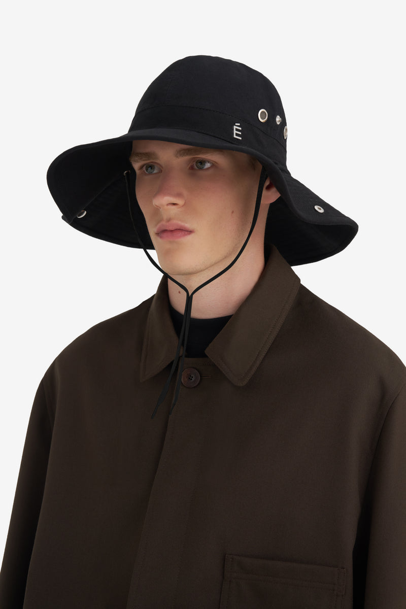BRIM HAT BLACK 2