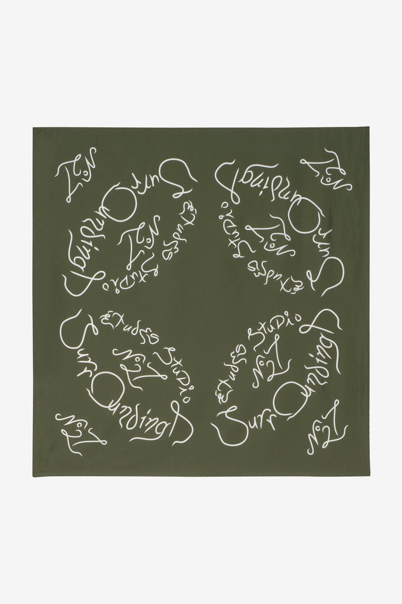 BANDANA ESTABLISHED DK GREEN 1