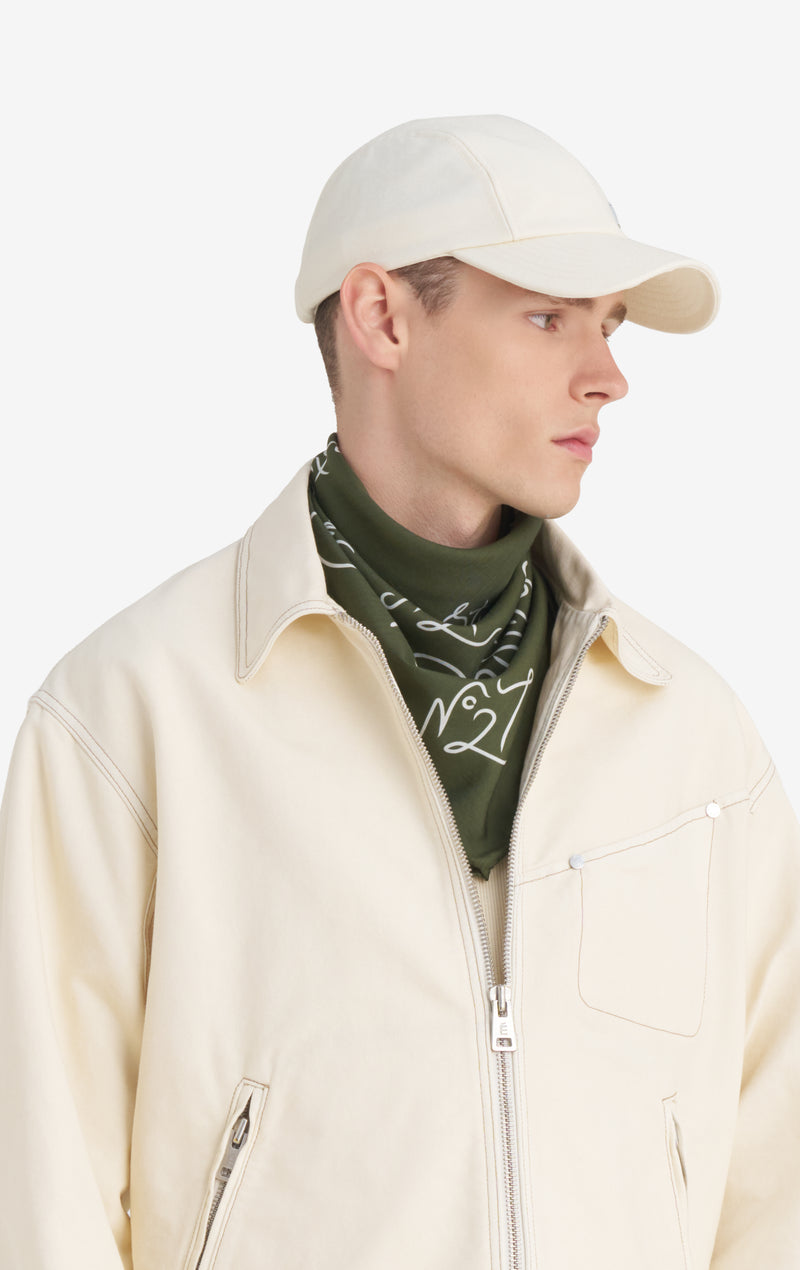 BANDANA ESTABLISHED ONE SIZE / DK GREEN