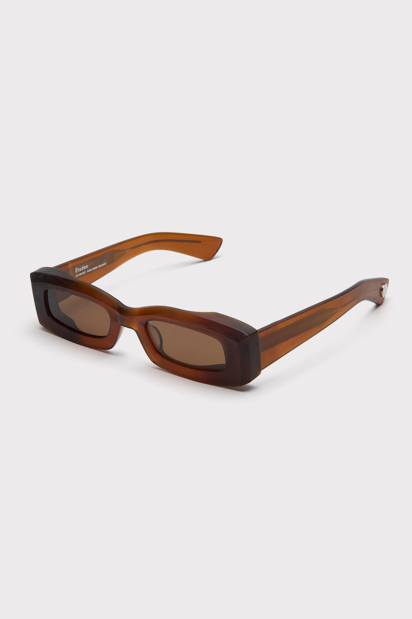 ÉTUDES ECHANGE ACETATE RAW DK ORANGE EYEWEAR 3