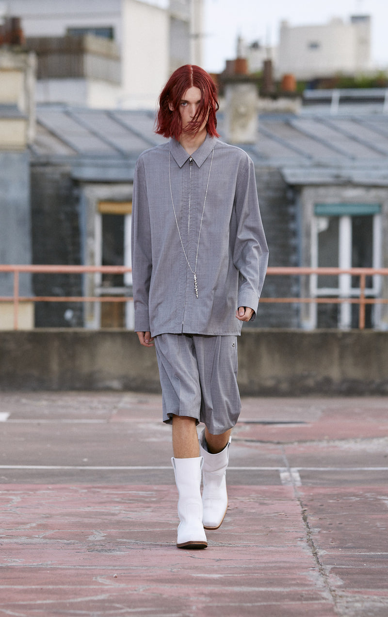COOPER SHORTS SUITING GREY