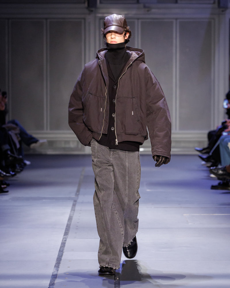 Casquette É en cuir MARRON NSP 4