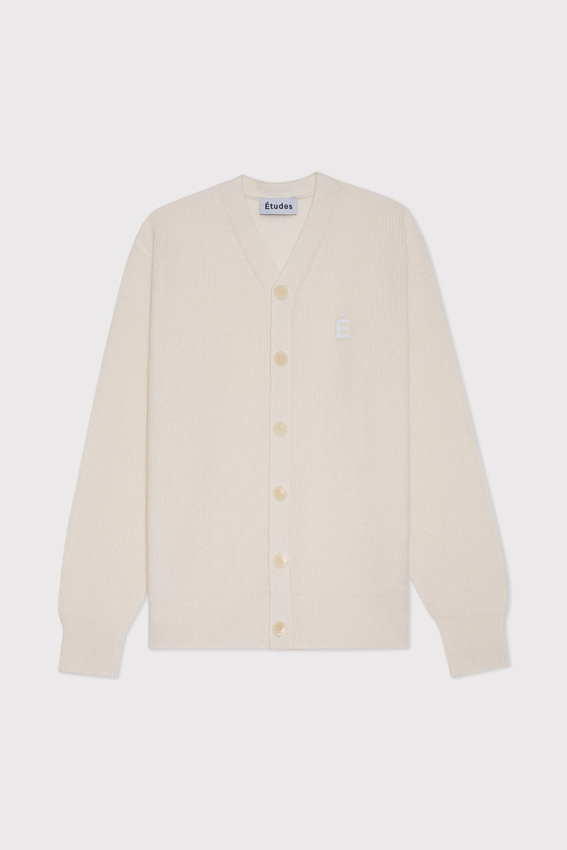 BORIS CARDIGAN PATCH OFF WHITE BLANC CASSÉ 1