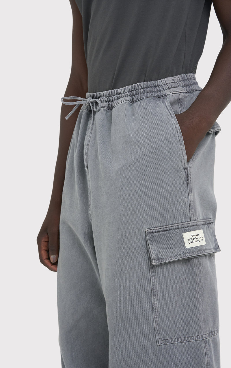 ÉTUDES FORUM TWILL DYED PEWTER TROUSERS 5