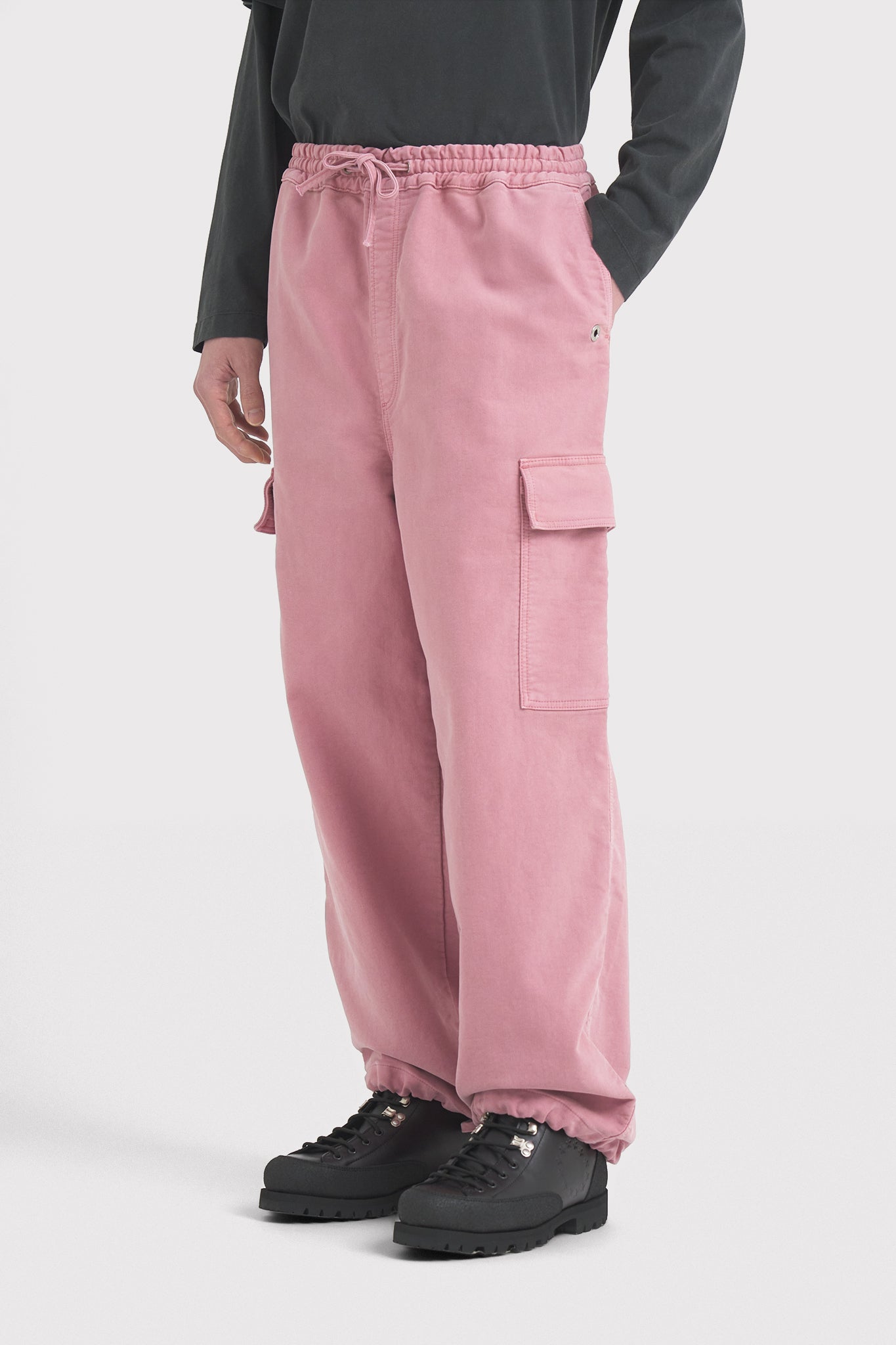ÉTUDES FORUM TWILL DYED PINK TROUSERS 4