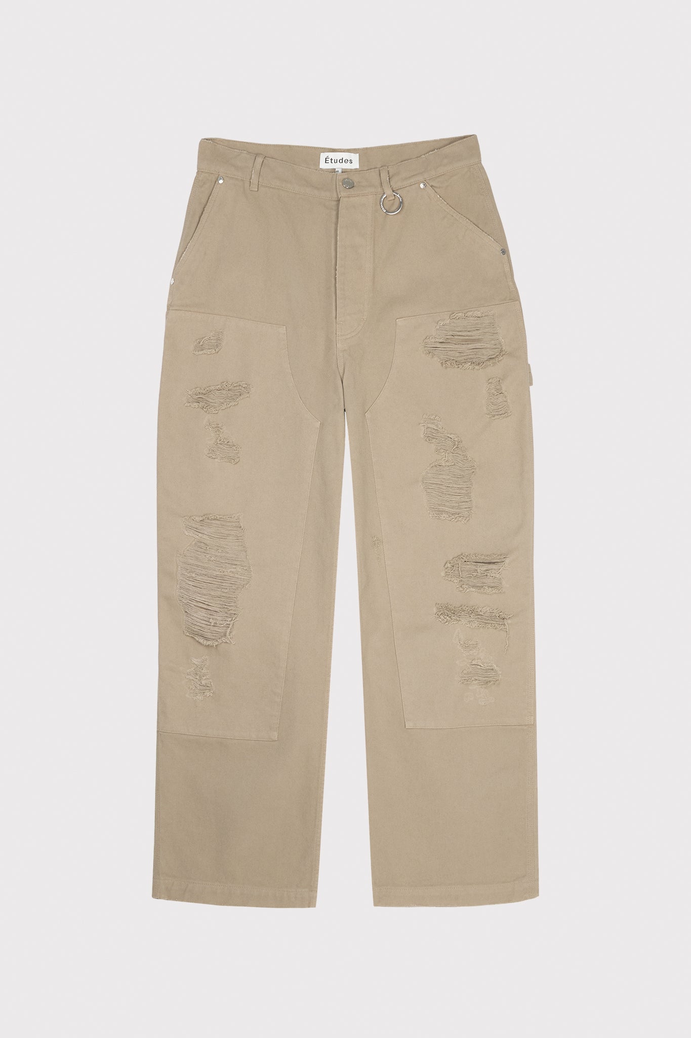 ÉTUDES FRICHE DENIM DYED SAND DESTROY TROUSERS 2