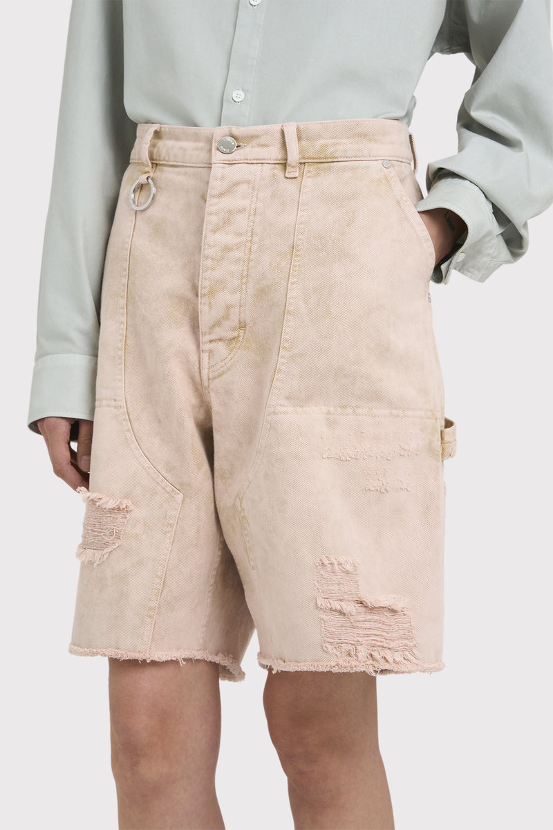 FRICHE SHORT DENIM DYED SAND SABLE TEINTÉ 3