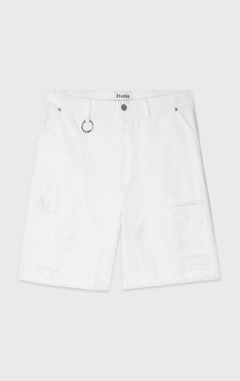 ÉTUDES FRICHE SHORTS DENIM WHITE SHORTS 1